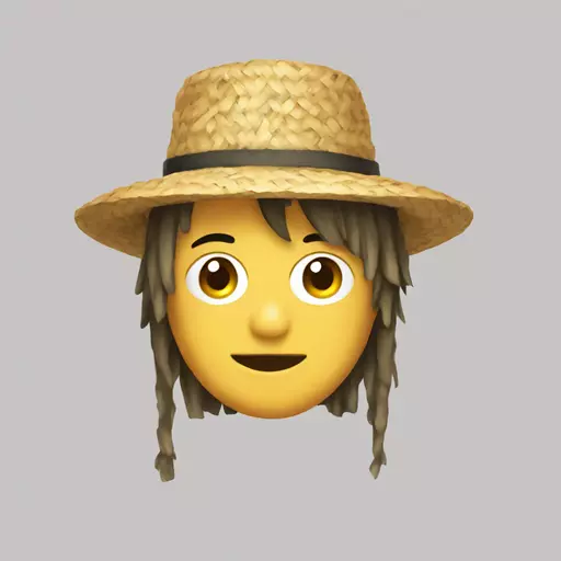 straw hat emoji