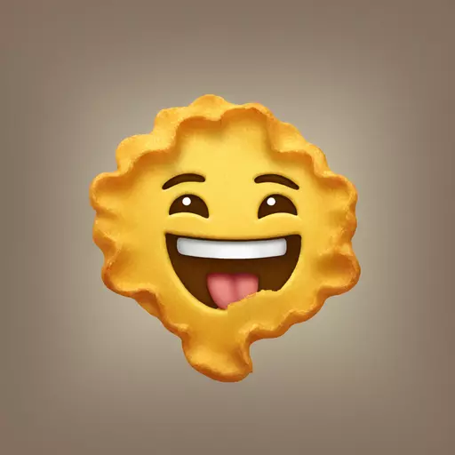 laughing cornflake emoji