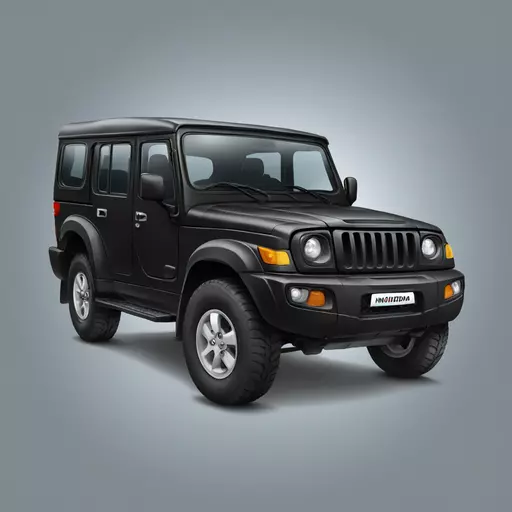 Black scorpio  Mahindra  emoji