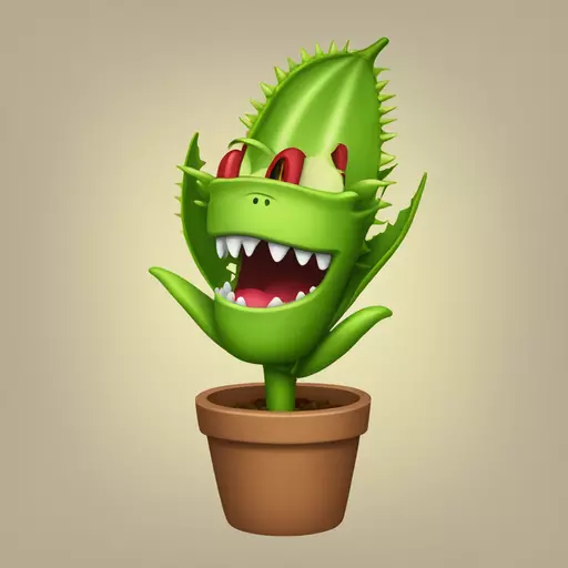 Venus flytrap emoji
