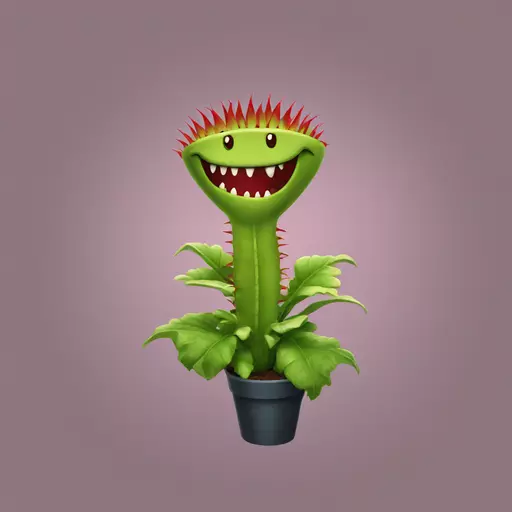 Venus flytrap emoji