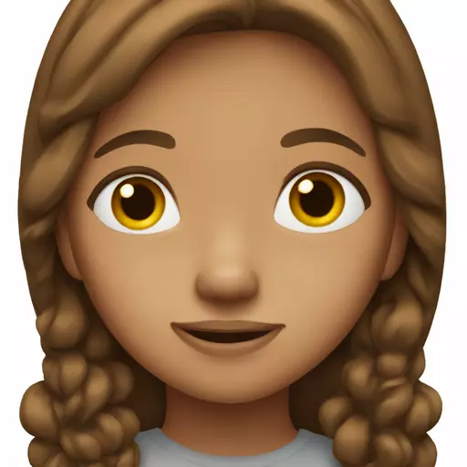 girl with brown hair emoji