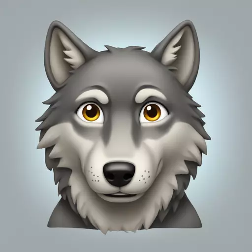 wolf peepositting emoji
