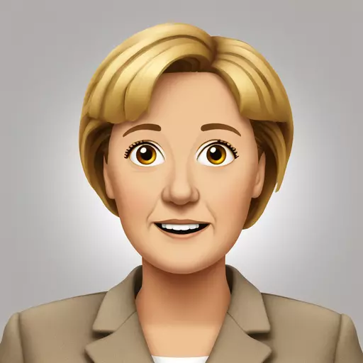 angela merkel 512x512px transparent emoji