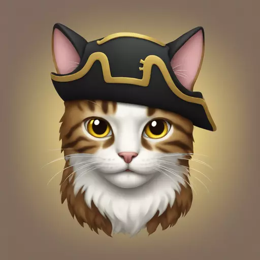 cat pirate emoji