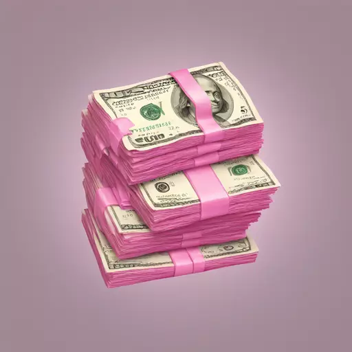 pink money emoji