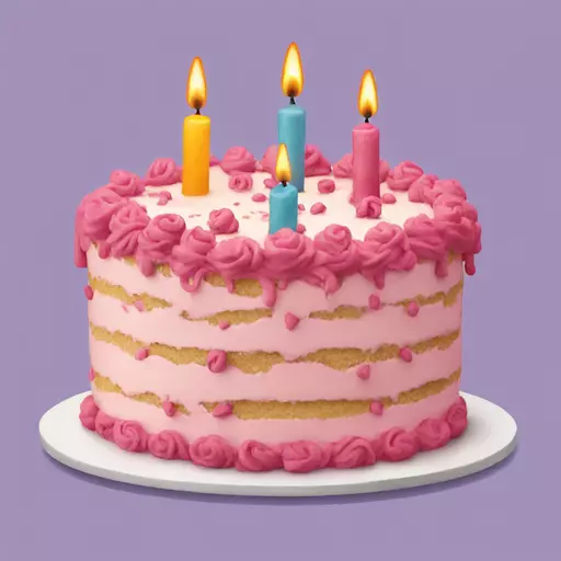 birthday cake emoji