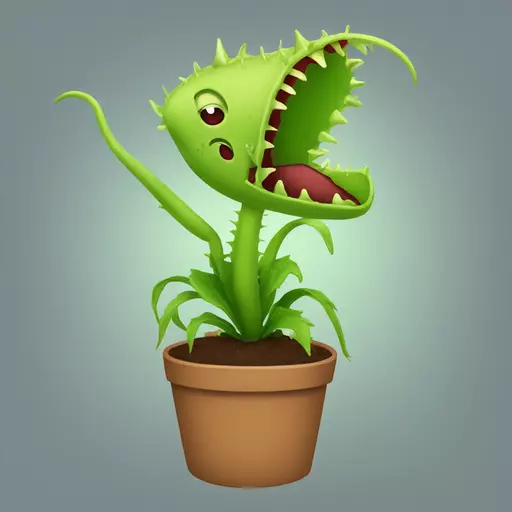 Venus flytrap emoji
