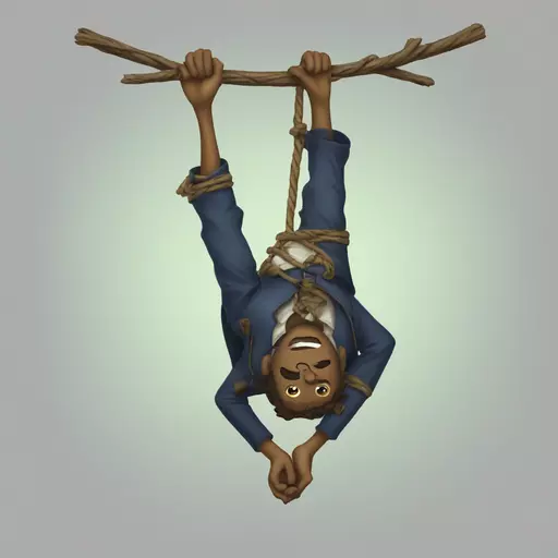 Hanged man emoji