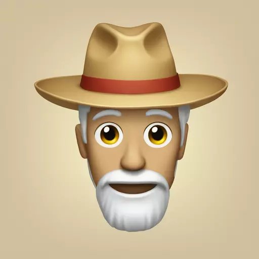 straw hat emoji