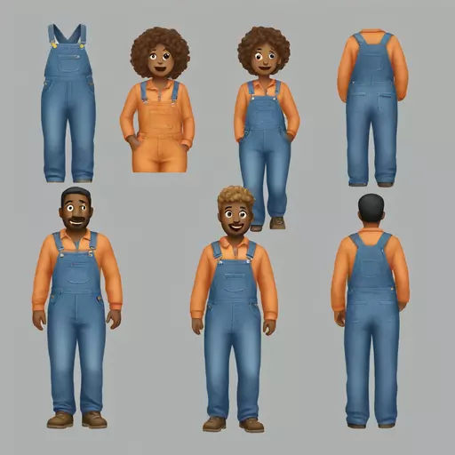 overalls emoji