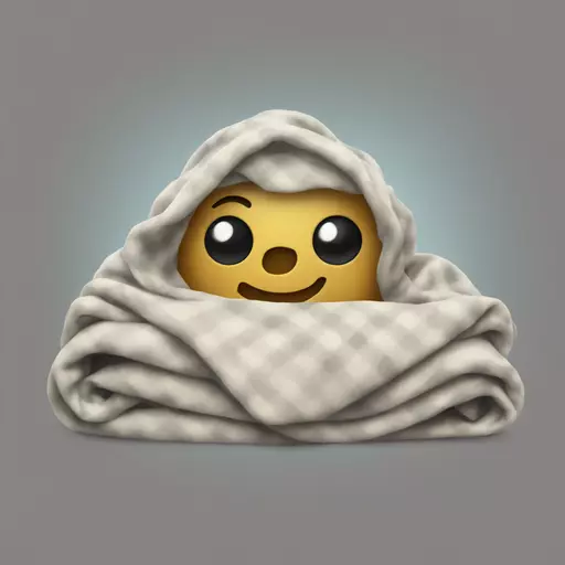 fog in a blanket emoji
