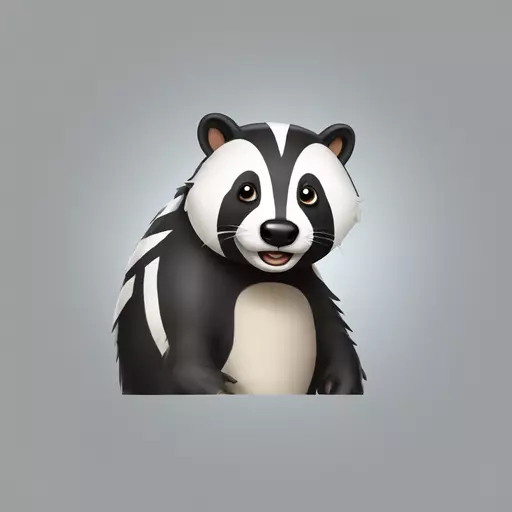 Take the badger emoji and turn it into a cheeky badger emoji emoji