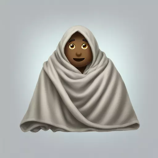 fog in a blanket emoji