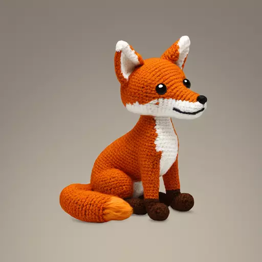 fox crochet emoji