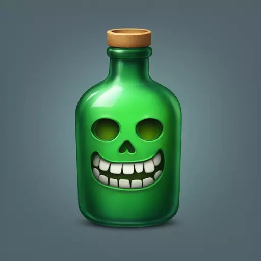 poison bottle emoji