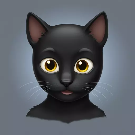 black cat emoji