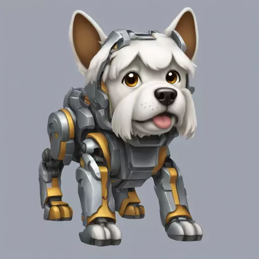 mecha dog emoji