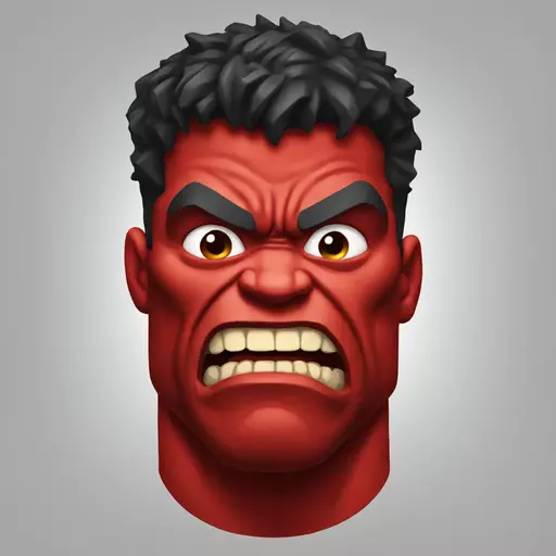red hulk emoji
