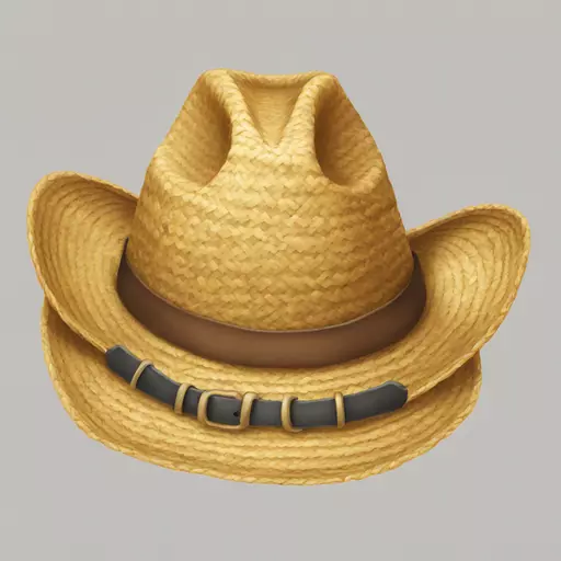 straw hat emoji
