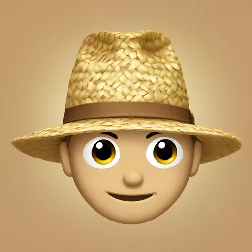 straw hat emoji