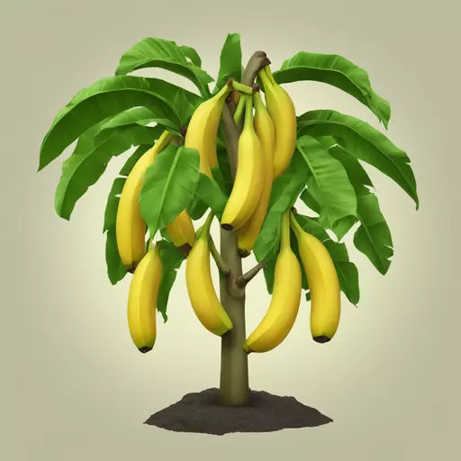 Banana fruit tree emoji