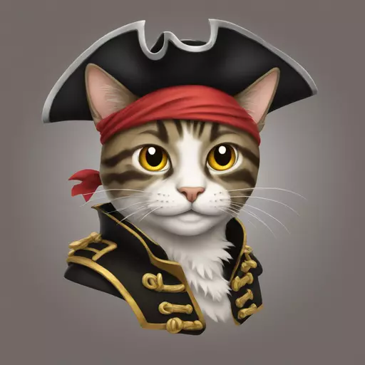 cat pirate emoji