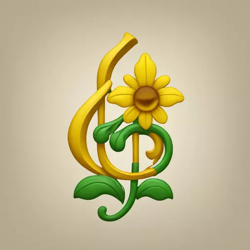 clef de sol , fleur de lys du quebec emoji
