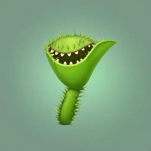 Venus flytrap emoji