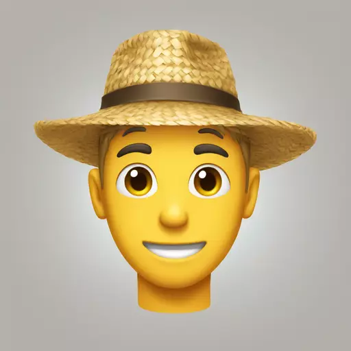 straw hat emoji