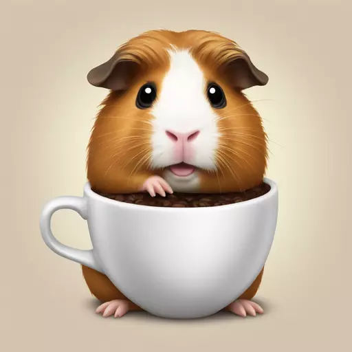 guinea pig coffee emoji