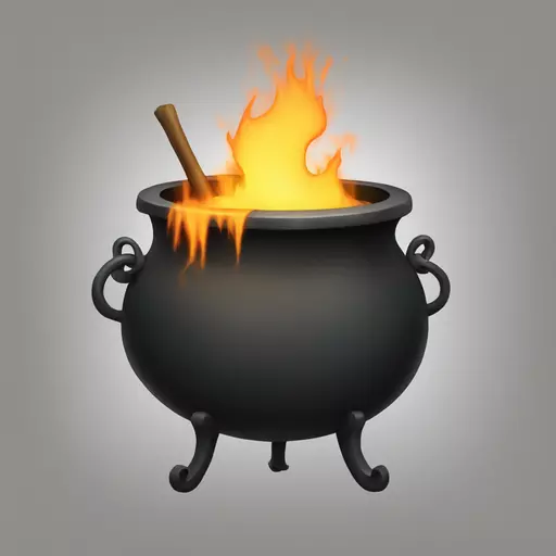 witch cauldron emoji