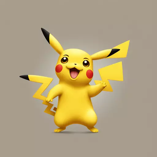 Pikachu walking  emoji