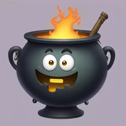 witch cauldron emoji