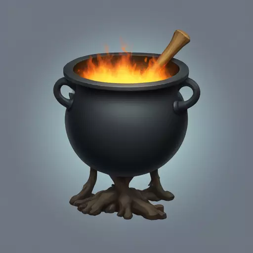 witch cauldron emoji