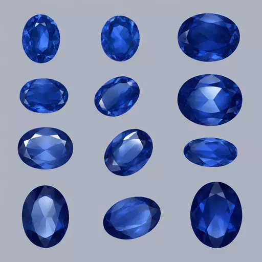 sapphire oval gem emoji