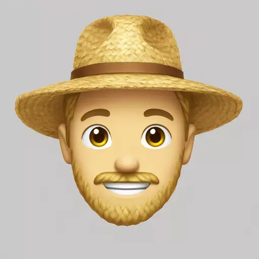 straw hat emoji