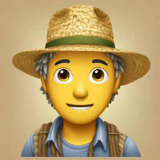 straw hat emoji