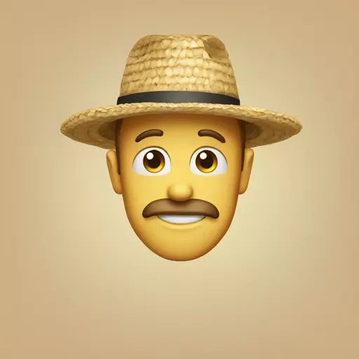 straw hat emoji