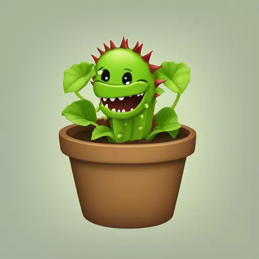 Venus flytrap emoji