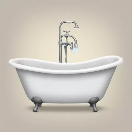 bathtub emoji