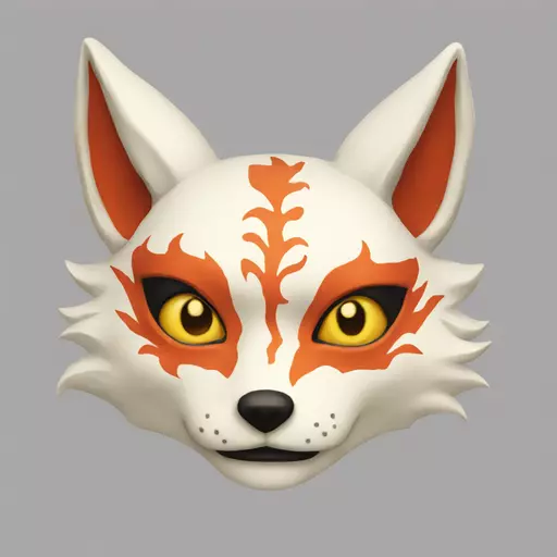 kitsune mask emoji