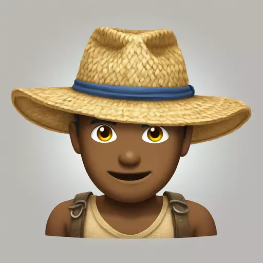 straw hat emoji