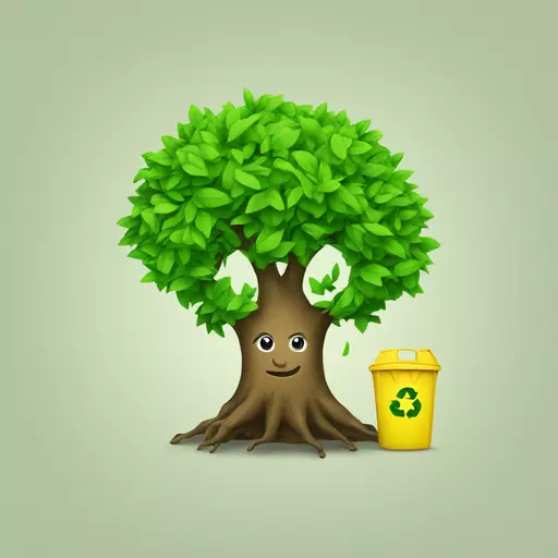 recycle tree emoji