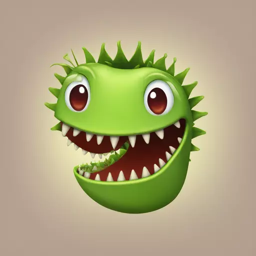 Venus flytrap emoji