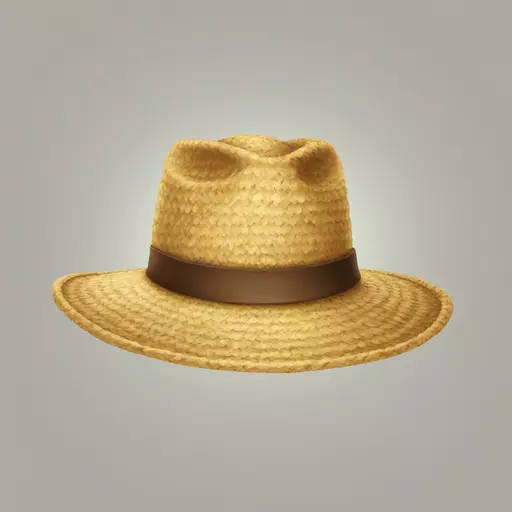 straw hat emoji