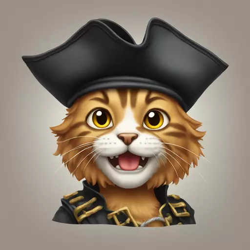 cat pirate emoji