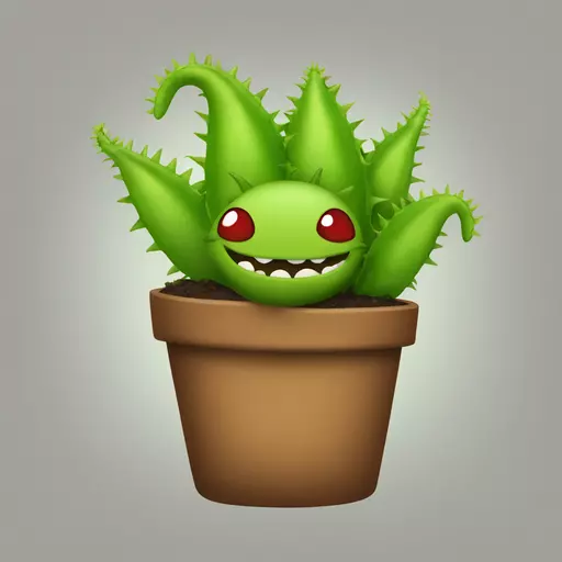 Venus flytrap emoji