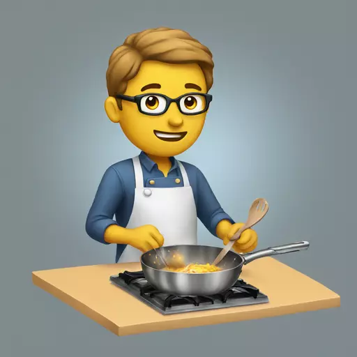 person cooking up an idea emoji