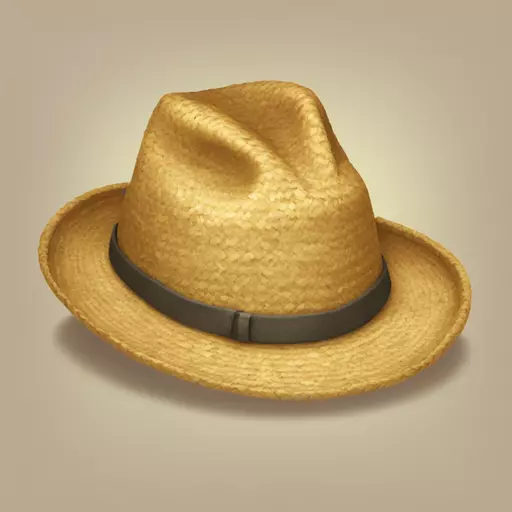 straw hat emoji
